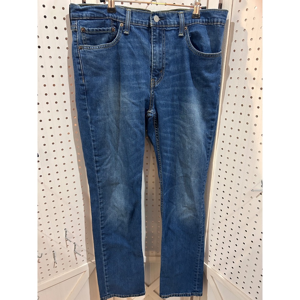 Levi Strauss 511 jeans blue denim‎ slim fit mens size 36 32